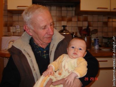 Enfin, une photo avec mon Grand-Papa !